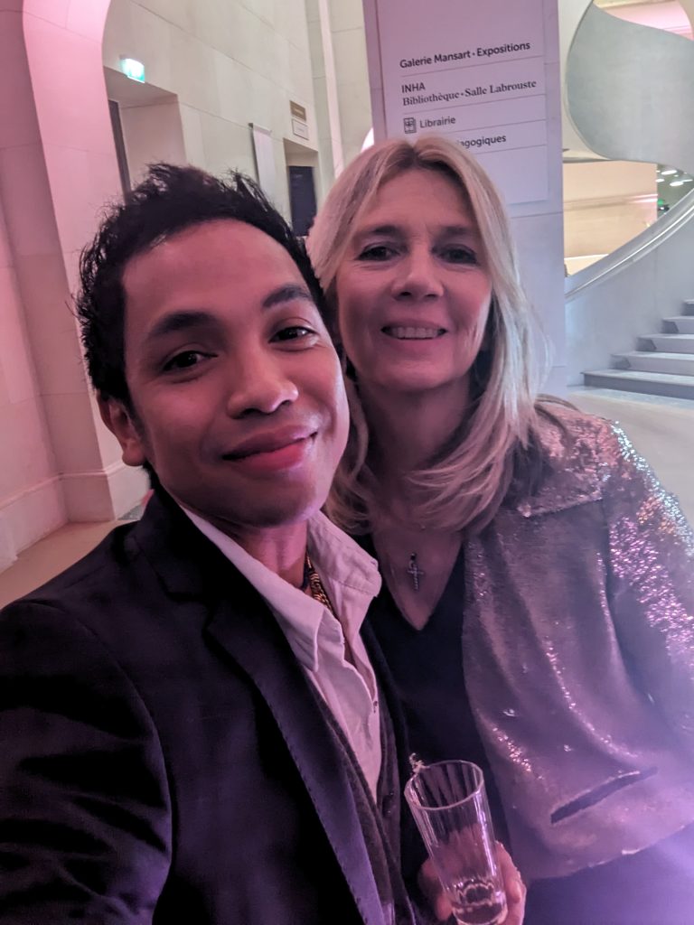 avec Elisabeth De Feydeau